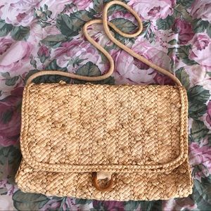 Vintage Woven Straw Bag